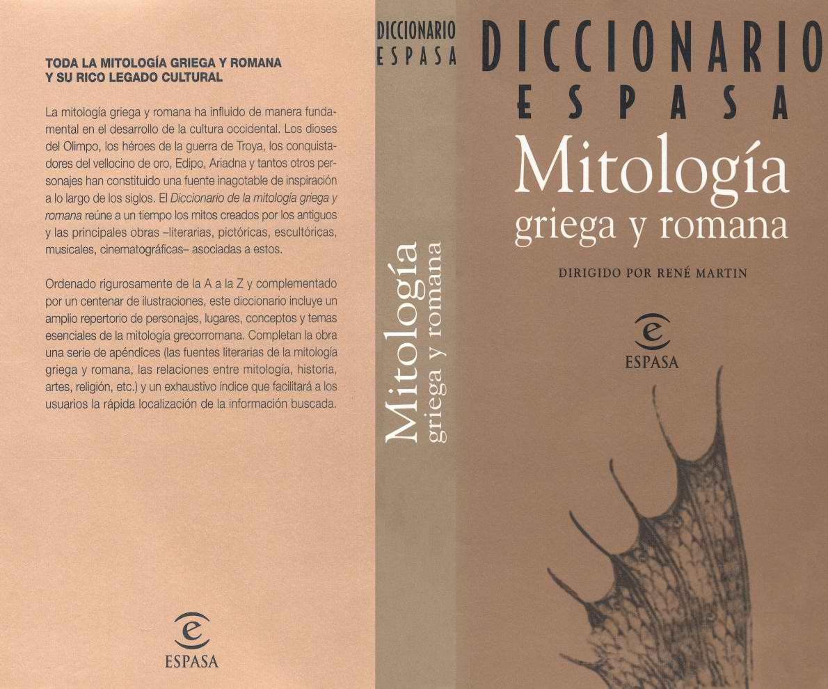 Diccionario Espasa de mitologia griega y romana